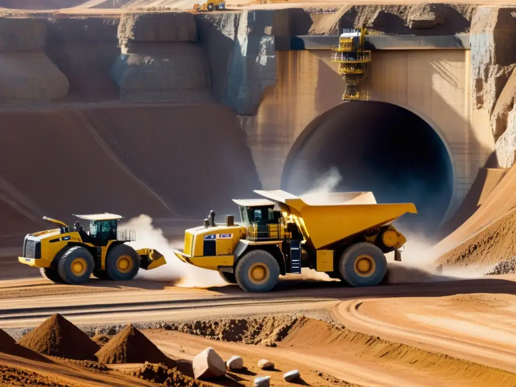 Extracción de Minerales: Operación Minera Compleja Un complejo proceso de extracción de minerales con implicaciones legales y fiscales