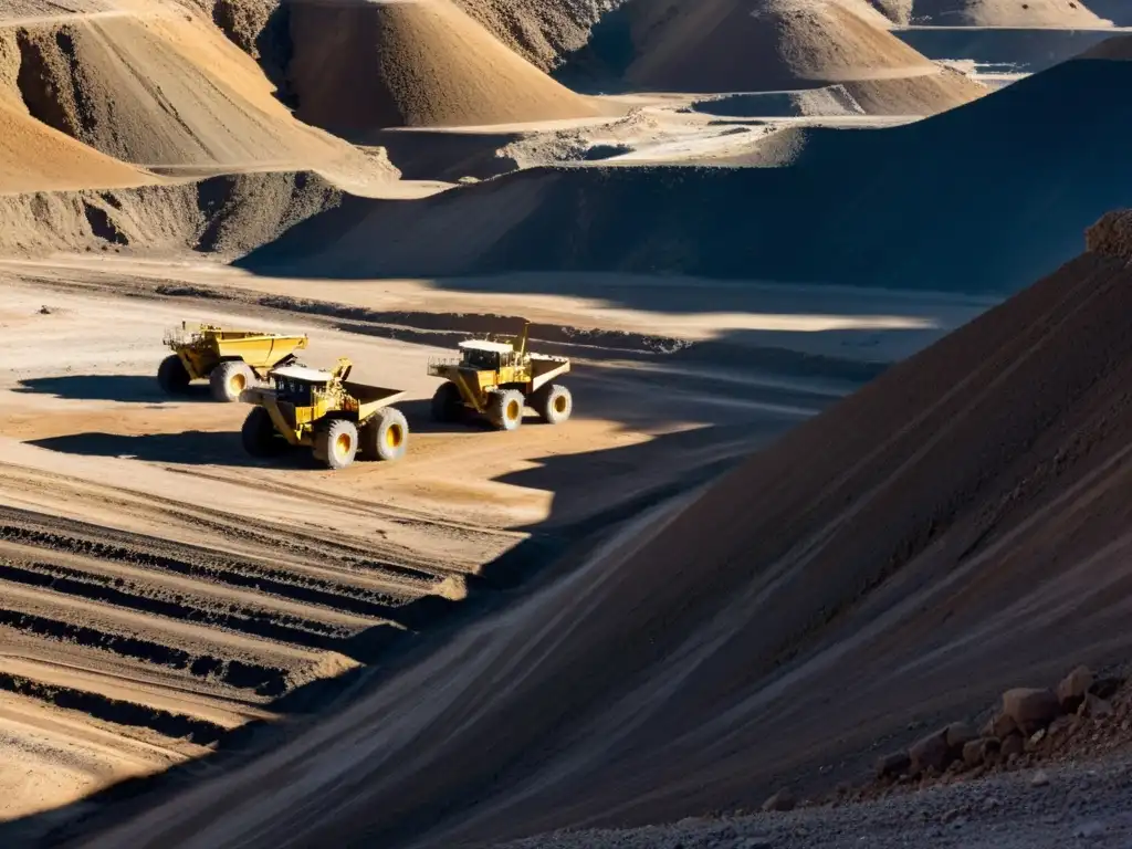 Desolado sitio de mina revela la devastación ambiental por caza ilegal de minerales raros