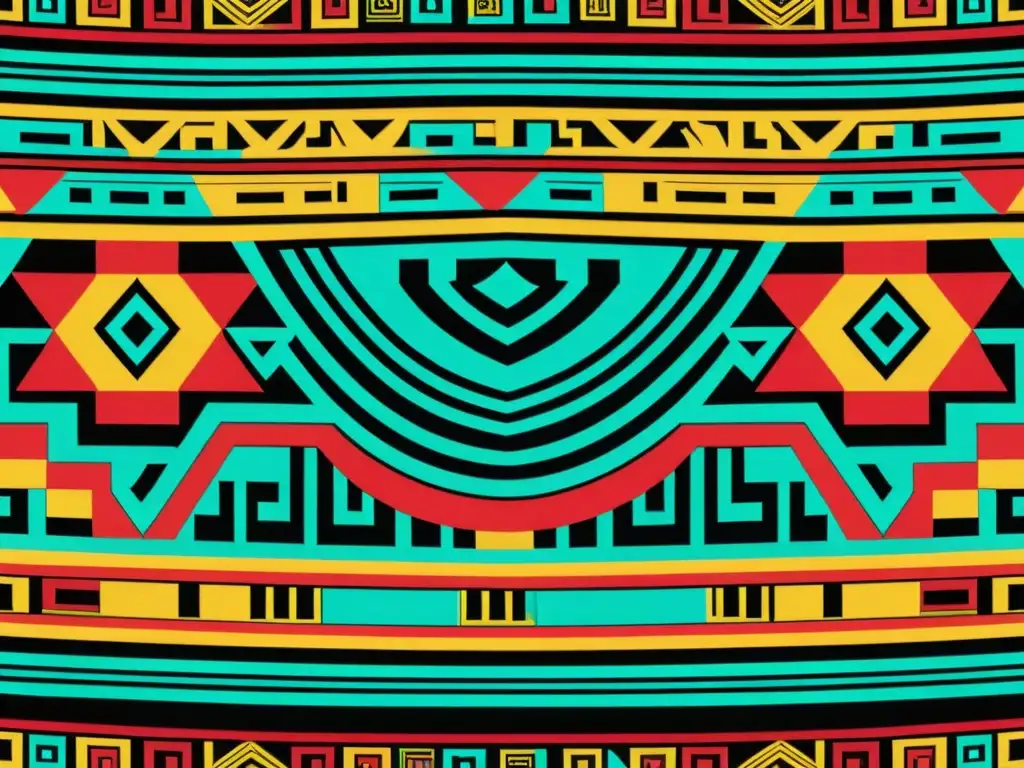 Detalle de diseño ancestral maya reconstruido con tecnología moderna, resaltando la fusión de tradición y modernidad