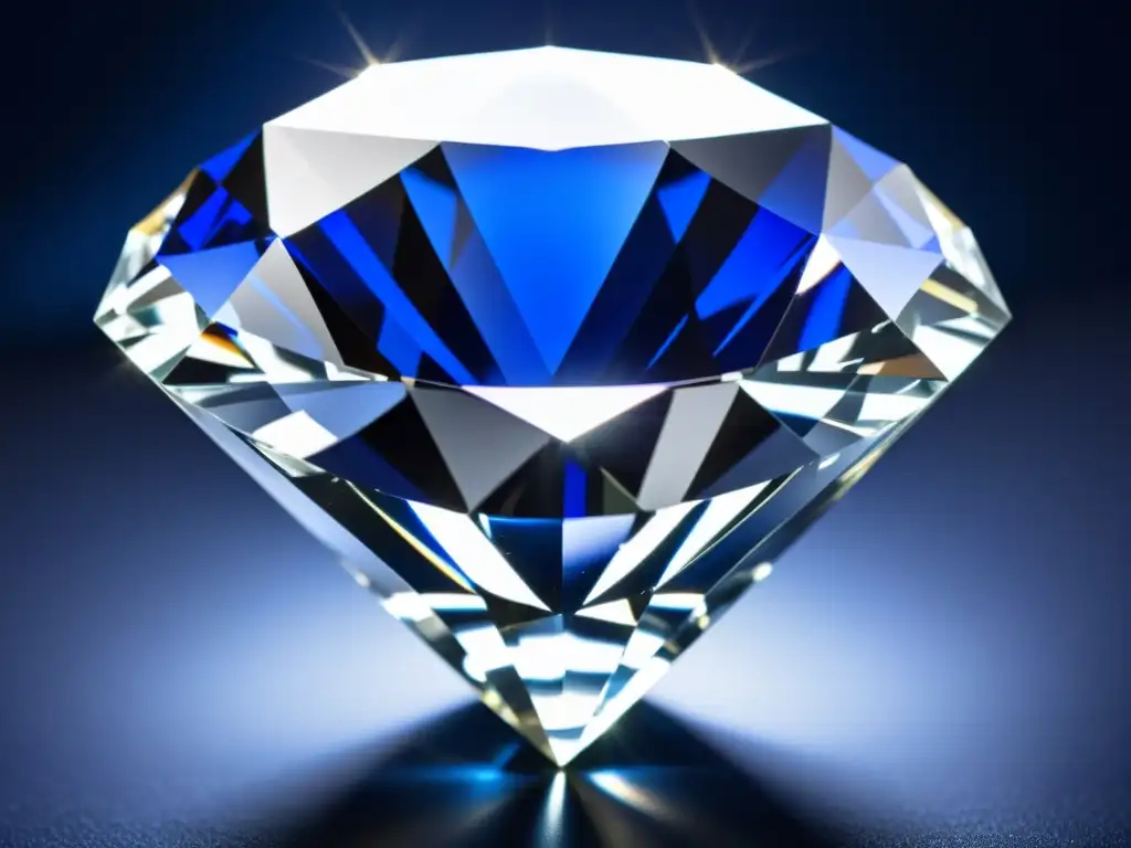 Detalle deslumbrante del Diamante Gran Estrella África, Cullinan I, en terciopelo azul real