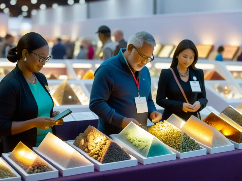 Explora la diversidad y la emoción de la feria mundial de minerales