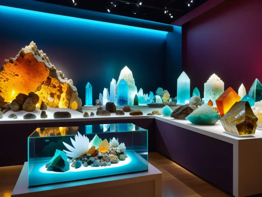 Una exhibición imprescindible de minerales en 2022, deslumbrante y diversa, con visitantes admirando su belleza única