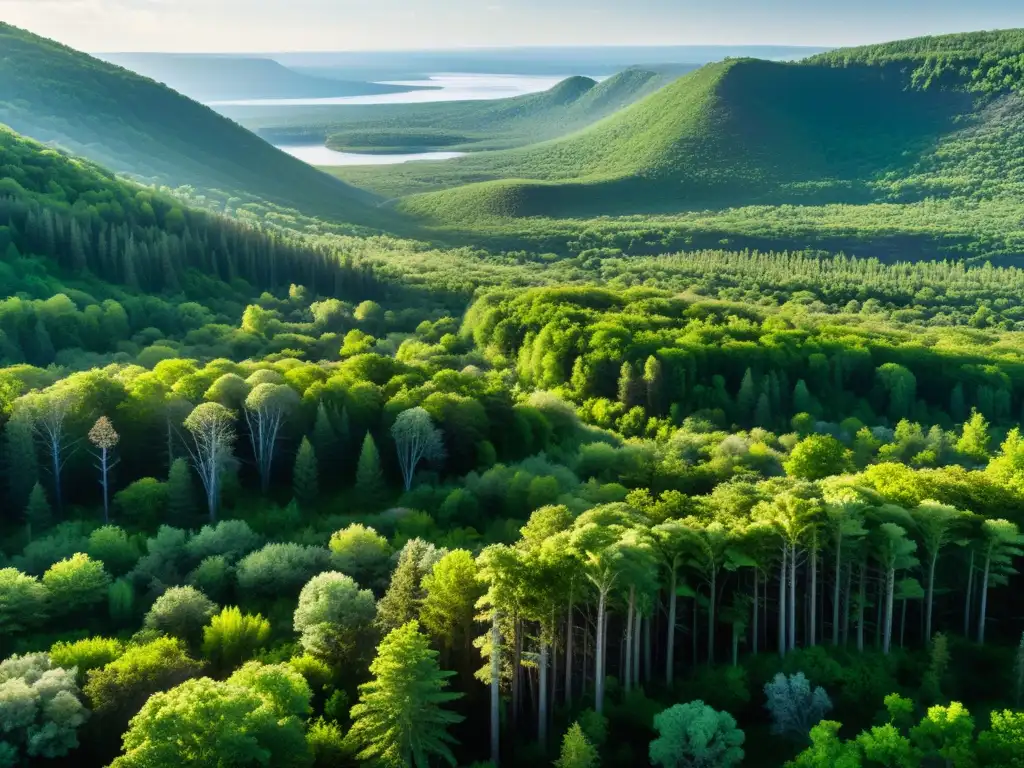 Una exuberante restauración de ecosistemas mineros muestra la vibrante vegetación nativa en un paisaje una vez desolado