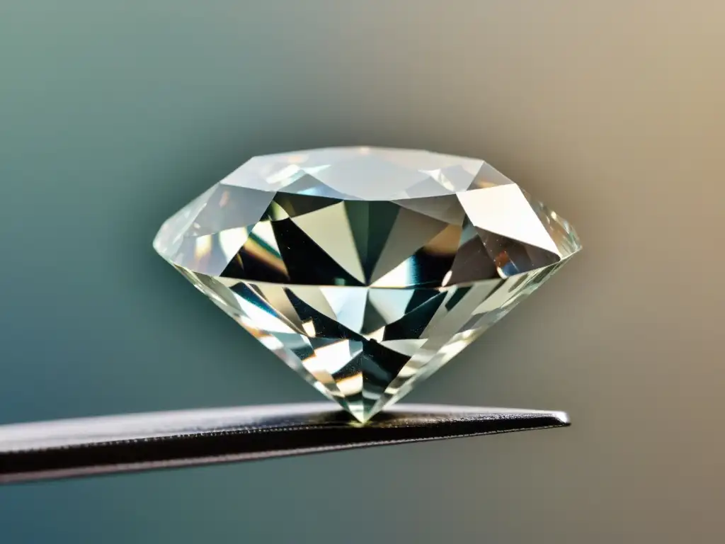 Inversión en diamantes en bruto: Imagen de un diamante crudo e iluminado por luz natural, mostrando su belleza auténtica y potencial como inversión