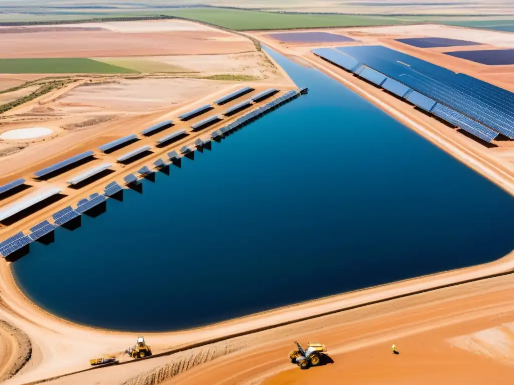 Minería sostenible: operación moderna y transparente, tecnología avanzada y energías renovables en armonía con la naturaleza