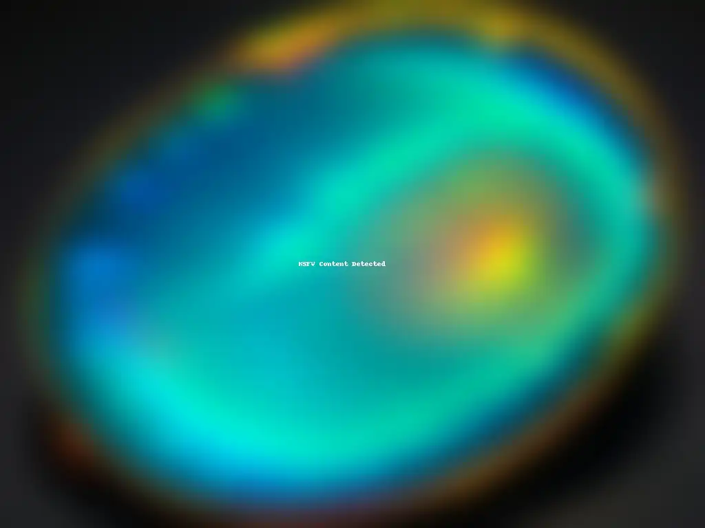 Un opal brillante con colores iridiscentes, reflejando la luz en detalles fascinantes