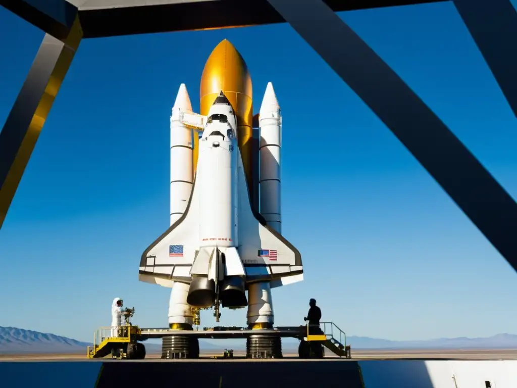 Preparativos del transbordador espacial con tecnología de beryllium Preparación del transbordador espacial en la NASA con beryllium en tecnología aeroespacial y nuclear