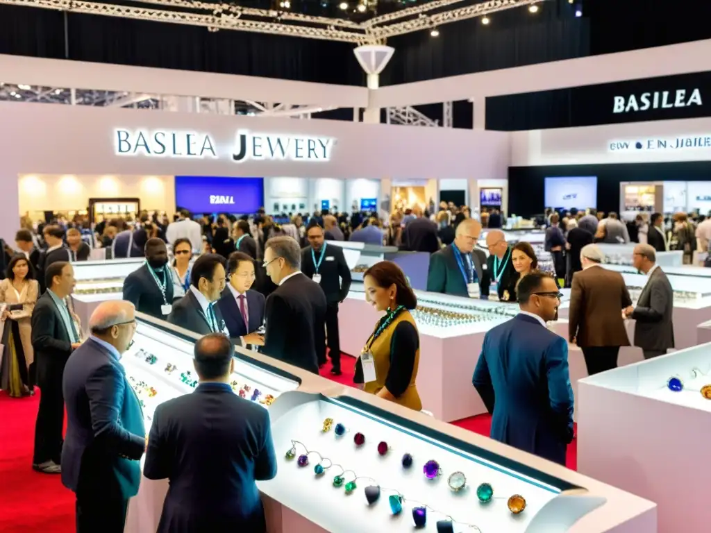 Vibrante feria de joyería en Basilea, con impacto económico global y deslumbrante exhibición de gemas y joyería