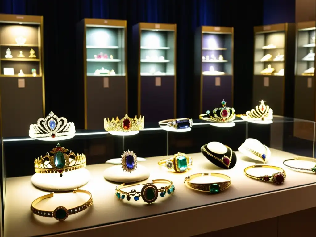 Exhibición de joyería vintage con influencia de joyería histórica en moda